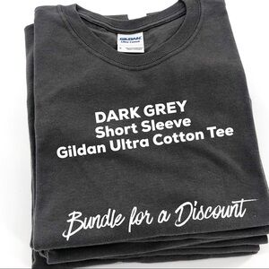 👕Dark Grey Gildan Ultra Cotton Tee